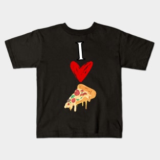 I love Pizza, cute design Kids T-Shirt